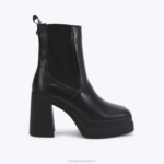 Kurt Geiger 女性 ロンドンストンプヒールチェルシー D60X6661 黒 |履物