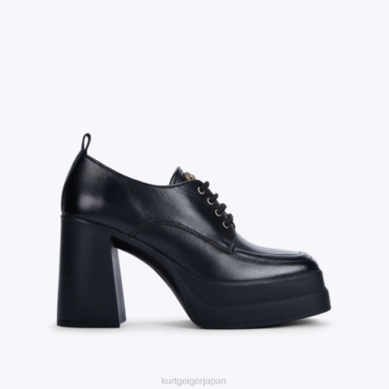 Kurt Geiger 女性 ロンドンストンプヒールレースアップ D60X6404 黒 |履物