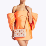 Kurt Geiger 女性 ロンドンツイード ミディアム ケンジントン バッグ D60X611 オレンジ |バッグ - Image 2