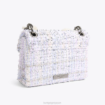 Kurt Geiger 女性 ロンドンツイード ミニケンジントン D60X686 ライラック |バッグ - Image 4
