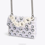 Kurt Geiger 女性 ロンドンツイード ミニケンジントン D60X686 ライラック |バッグ - Image 6