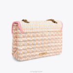Kurt Geiger 女性 ロンドンツイードケンジントンバッグ D60X69 オレンジ |バッグ - Image 4