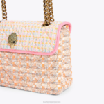 Kurt Geiger 女性 ロンドンツイードケンジントンバッグ D60X69 オレンジ |バッグ - Image 6