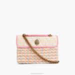 Kurt Geiger 女性 ロンドンツイードケンジントンバッグ D60X69 オレンジ |バッグ