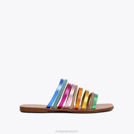 Kurt Geiger 女性 ロンドンデイジーレインボー D60X6222 メタルコンビネーション |履物