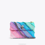 Kurt Geiger 女性 ロンドンデニム ミディアムケンジントン D60X614 マルチ/その他 |バッグ