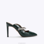 Kurt Geiger 女性 ロンドンデューク D60X6422 濃い緑色 |履物