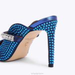 Kurt Geiger 女性 ロンドンデューククリスタル D60X6417 青暗い |履物 - Image 4