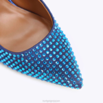 Kurt Geiger 女性 ロンドンデューククリスタル D60X6417 青暗い |履物 - Image 5