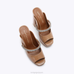 Kurt Geiger 女性 ロンドンデュークプラットフォームピープトゥ D60X6341 キャメル |履物 - Image 2