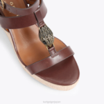 Kurt Geiger 女性 ロンドンハンプトンTバーエスパドリーユ D60X6426 茶色 |履物 - Image 5