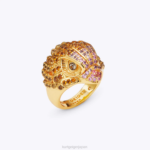 Kurt Geiger 女性 ロンドンパヴェイーグルリング D60X6542 金 |アクセサリー