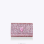Kurt Geiger 女性 ロンドンパーティーイーグルクラッチドレンチ D60X6261 淡いピンク |バッグ