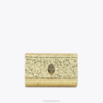 Kurt Geiger 女性 ロンドンパーティーイーグルクラッチドレンチ D60X6262 金 |バッグ