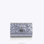 Kurt Geiger 女性 ロンドンパーティーイーグルクラッチドレンチ D60X6264 銀 |バッグ