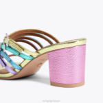 Kurt Geiger 女性 ロンドンピエラブロックミュール D60X6192 メタルコンビネーション |履物 - Image 3