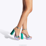 Kurt Geiger 女性 ロンドンピエラプラットフォームサンダル D60X6176 メタルコンビネーション |履物 - Image 2