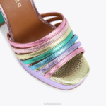 Kurt Geiger 女性 ロンドンピエラプラットフォームサンダル D60X6176 メタルコンビネーション |履物 - Image 5