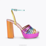 Kurt Geiger 女性 ロンドンピエラプラットフォームサンダル D60X6193 マルチ/その他 |履物