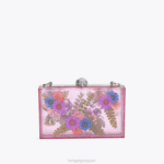 Kurt Geiger 女性 ロンドンフラワーボックスクラッチ D60X6477 ピンク |バッグ