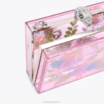 Kurt Geiger 女性 ロンドンフラワーボックスクラッチ D60X6477 ピンク |バッグ - Image 6