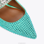 Kurt Geiger 女性 ロンドンプリンスリークリスタル D60X6668 ティール |履物 - Image 5
