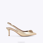 Kurt Geiger 女性 ロンドンベルグラビアスリングバック D60X6332 金 |履物