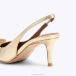 Kurt Geiger 女性 ロンドンベルグラビアスリングバック D60X6332 金 |履物 - Image 4