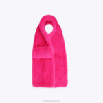 Kurt Geiger 女性 ロンドンポピースカーフ D60X6506 フシア |アクセサリー