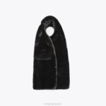 Kurt Geiger 女性 ロンドンポピースカーフ D60X6510 黒 |アクセサリー