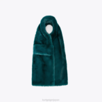 Kurt Geiger 女性 ロンドンポピースカーフ D60X6512 緑 |アクセサリー
