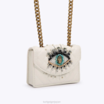 Kurt Geiger 女性 ロンドンマイクロケンジントンアイ D60X654 骨 |バッグ - Image 5