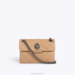 Kurt Geiger 女性 ロンドンミニケンジントン D60X6101 キャメル |バッグ