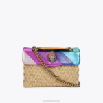 Kurt Geiger 女性 ロンドンラフィアケンジントンバッグ D60X616 マルチ/その他 |バッグ