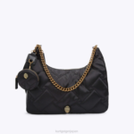 Kurt Geiger 女性 ロンドンリサイクルラージホーボー D60X6281 黒 |バッグ