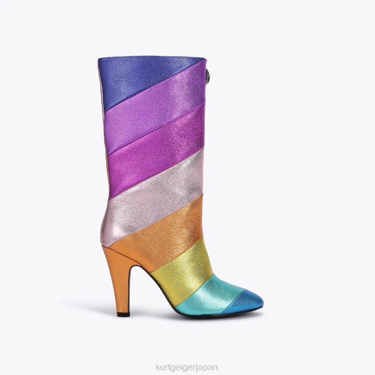 kurt_geiger_e5a5b3e680a7_e383ade383b3e38389e383b3e383ace382a4e383b3e3839ce383bce382b1e383b3e382b8e383b3e38388e383b3e38396e38.png Kurt Geiger 女性 ロンドンレインボーケンジントンブーツ D60X6145 マルチ/その他 |履物 - Image 1