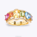 Kurt Geiger 女性 ロンドンレインボーミックスリング D60X6250 マルチ/その他 |アクセサリー - Image 2