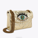 Kurt Geiger 女性 ロンドンレザー ミニケンジントンアイ D60X6108 金 |バッグ - Image 3