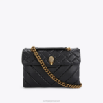 Kurt Geiger 女性 ロンドンレザーケンジントン D60X646 黒 |バッグ