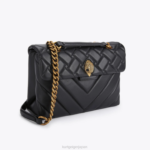Kurt Geiger 女性 ロンドンレザーケンジントン D60X646 黒 |バッグ - Image 3