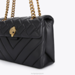 Kurt Geiger 女性 ロンドンレザーケンジントン D60X646 黒 |バッグ - Image 6