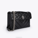 Kurt Geiger 女性 ロンドンレザーケンジントン D60X698 黒の組み合わせ |バッグ - Image 3