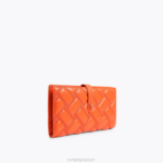 Kurt Geiger 女性 ロンドンレザーソフトウォレット D60X6275 オレンジ |バッグ - Image 2