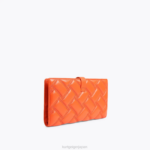 Kurt Geiger 女性 ロンドンレザーソフトウォレット D60X6275 オレンジ |バッグ - Image 3