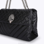 Kurt Geiger 女性 ロンドンレザーXXLケンジン​​トン D60X664 黒 |バッグ - Image 6