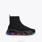 Kurt Geiger 女性 ロンドンレティニットソックス D60X6167 黒の組み合わせ |履物