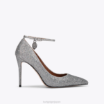 Kurt Geiger 女性 ロンドン・ショアディッチのスティレット D60X6419 シルバーの組み合わせ |履物
