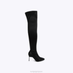 Kurt Geiger 女性 ロンドン・バービカン・オーバー・ザ・ニー・ドレンチ D60X6266 黒 |履物
