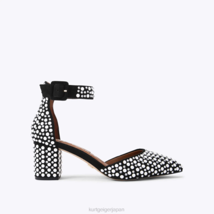 Kurt Geiger 女性 ロンドン・バーリントン D60X6423 黒、白 |履物