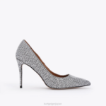 Kurt Geiger 女性 ロンドン・ベルグラビア D60X6321 銀 |履物
